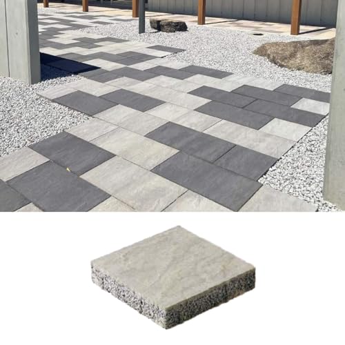 プラ?ガペイブ300(300x300x厚60mm)6枚セット インターロッキング 敷材 ブロック庭 玄関 アプローチ ガーデニング DIY エクステリア (プラドハスキ)