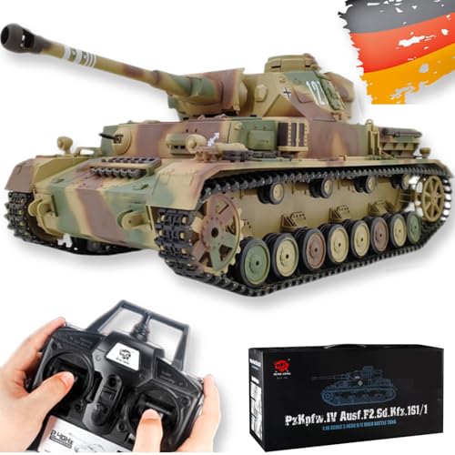 Ssccgym Remote Control Tank 1/16 Germany Panzer IV RC TK7.0 Battle War Military Vehicle Steel...
