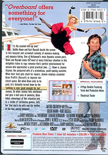 Adiós cortes de streaming con Overboard DVD subtitulado en inglés y francés 3
