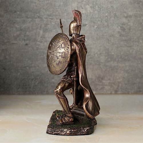 Veronese Design Hector Trojan Prince Warrior Of Troy Holding Spear And Shield Statue #TOP4