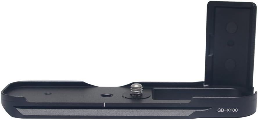 Mcoplus GB-X100 X100 Metal Hand Grip+Quick Release L Bracket as MHG-X100 Replacement fit Fujifilm Fuji X100 X100S X100T