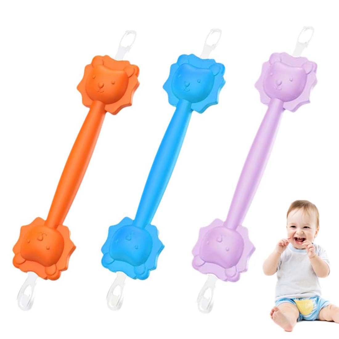 SULIUDAJI 3 Pinces De Nettoyage Nasales Pour Bébé Gadget Cure Nez Bebe Pour Bébés Et Tout-Pour Enlever Le Cérumen