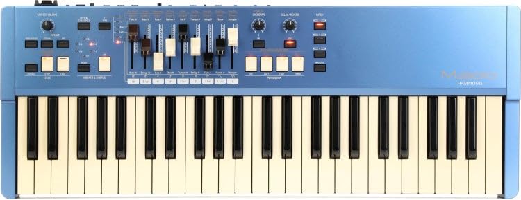 Amazon.com: Hammond M-Solo Portable Organ - Blue : Musical Instruments