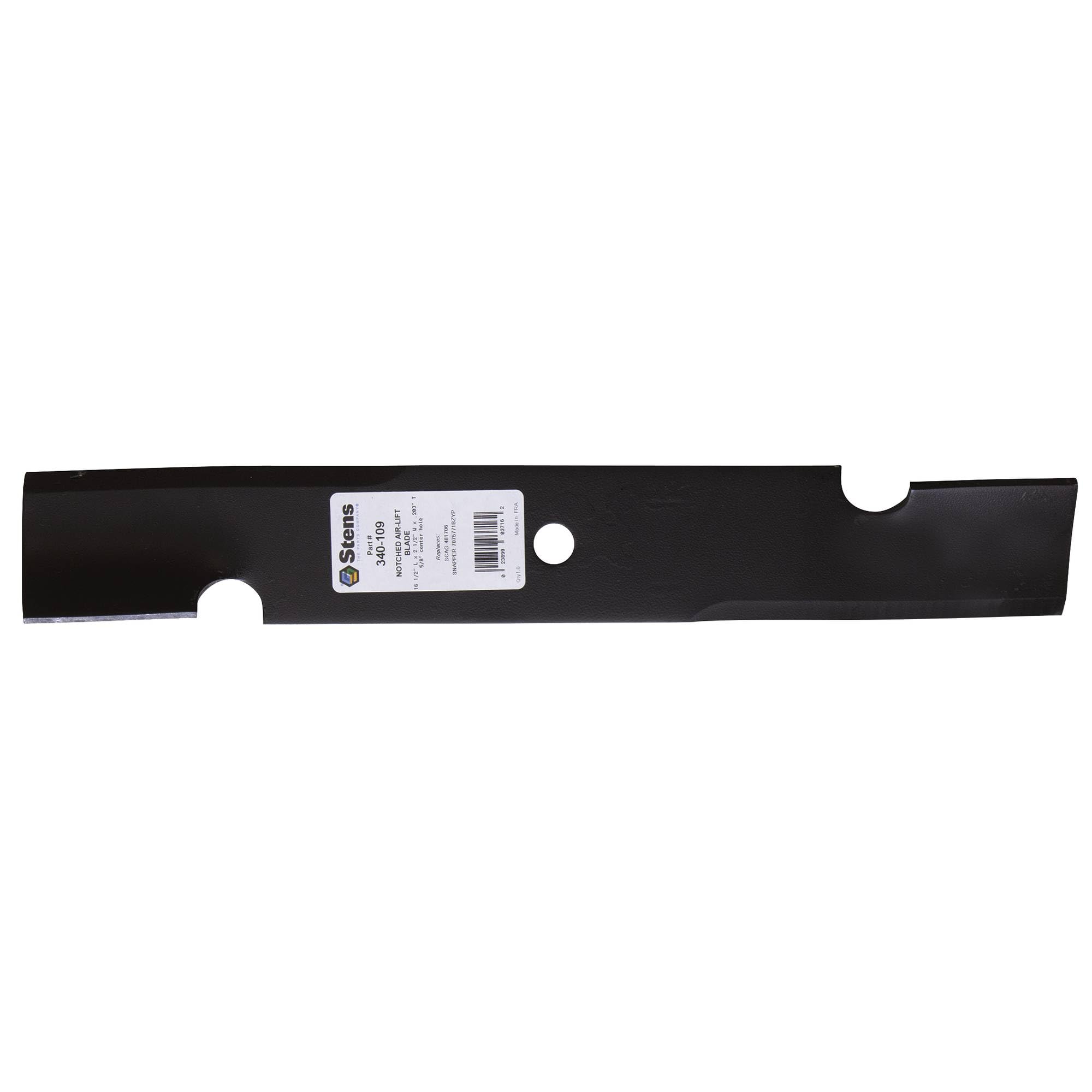 Amazon.com : Stens Notched Air-Lift Blade Shop Pack 340-109-6
