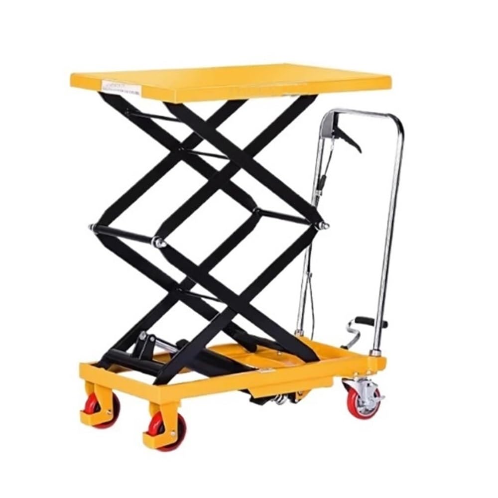 podnośniki wysięgnikowe Wózek z platformą hydrauliczną do podnoszenia, mobilny, mały podnośnik, platforma