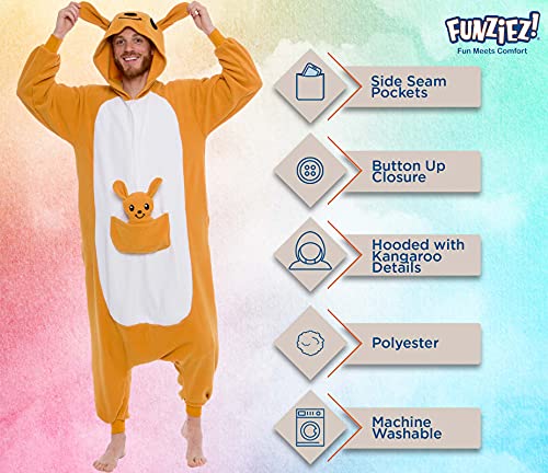 Adult Onesie Halloween Costume - Animal And Sea Creature - Plush One Piece Cosplay Suit For Adults, Women And Men Funziez! #TOP3