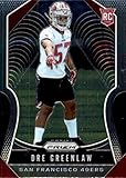 2019 Panini Prizm Football #384 Dre Greenlaw RC Rookie Card San Francisco 49ers Official NFL Football Card in Raw (NM or Better) Condition