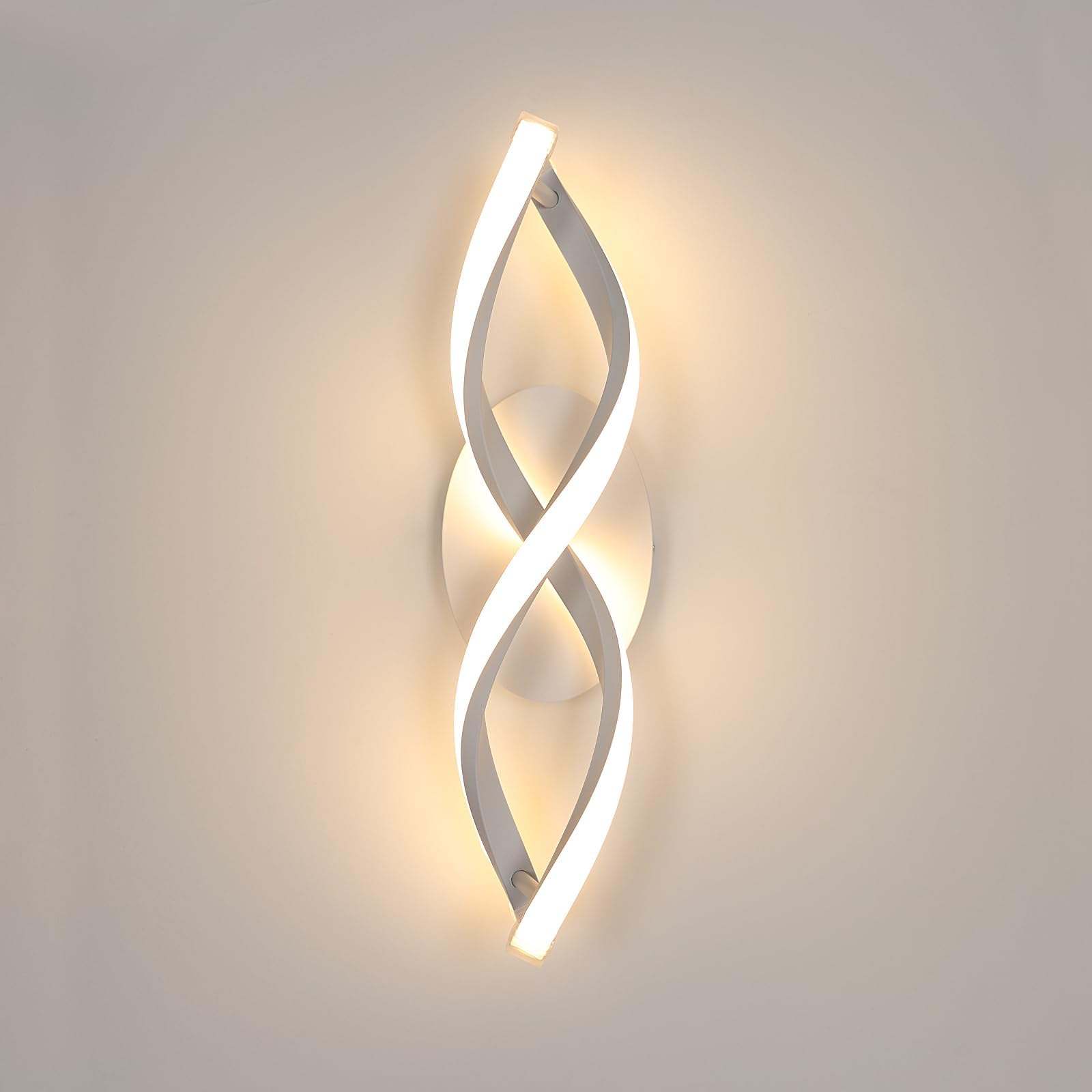 Comely LED-binnenwandlamp, 80 cm 27 W zwarte moderne wandlamp, wandlamp voor slaapkamer woonkamer trap, warm licht 3000k