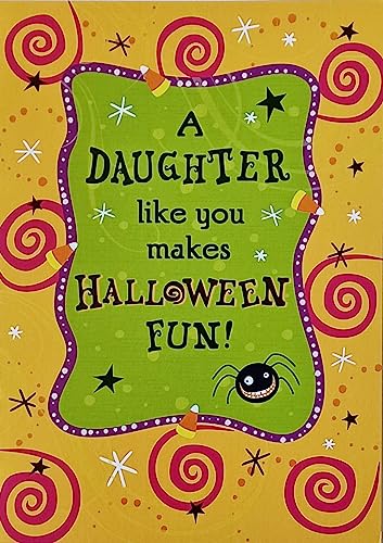 Greeting Card Hope All Your Treats Are As Sweet As You - A Daughter Like You Makes Halloween Fun