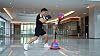 Bolsa de boxeo de reflejos independiente, altura ajustable para adultos y adolescentes, equipo de boxeo para entrenamiento en casa, reflejos, fitness y modelado corporal 8