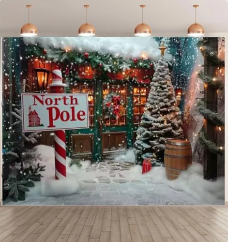 Buy CapiSco 8X6FT Winter Christmas Backdrop Background For Photography