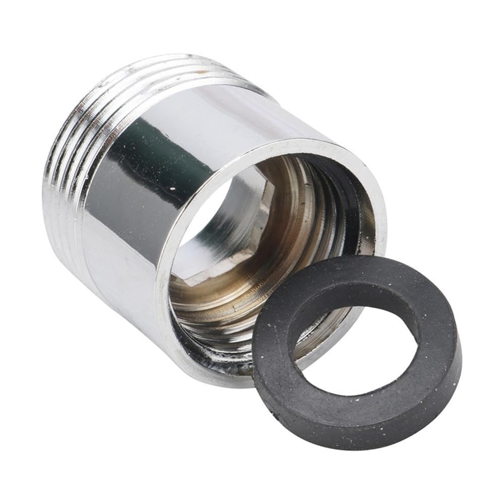 Adaptador reductor recto de latón con rosca hembra de 1/2" a rosca macho de 3/4" G1/2 G3/4 para grifo de lavadora.