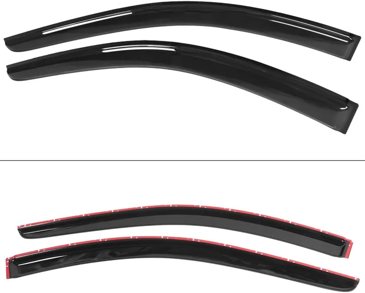 Window Deflector rain Sun Guards Fit for H0NDA Accord 2003-2007 Coupe Slim Style Acrylic 2Pc