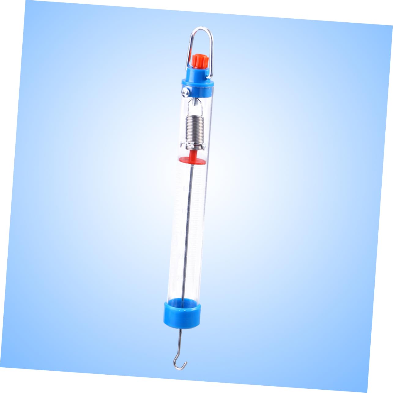 Portable Spring Scale Dynamometer 25n/2500g with Hanging Ring S-Hook for Force and Mass Measurement Physics Experiment Tool