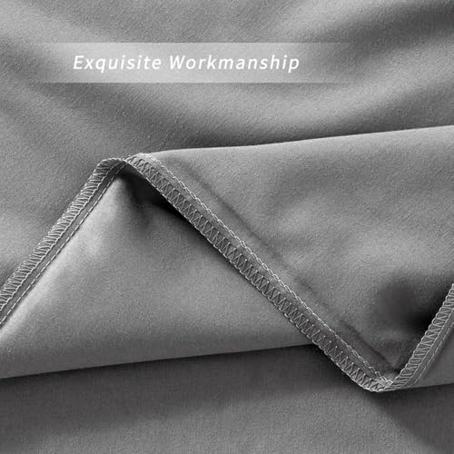 Image of Body Pillow Pillowcase with Zipper 1 piece,Dark Gray,20 inchx54 inch