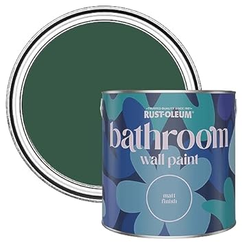 Rust-Oleum Green Water-Resistant Bathroom Wall & Ceiling Paint - The Pinewoods 2.5L
