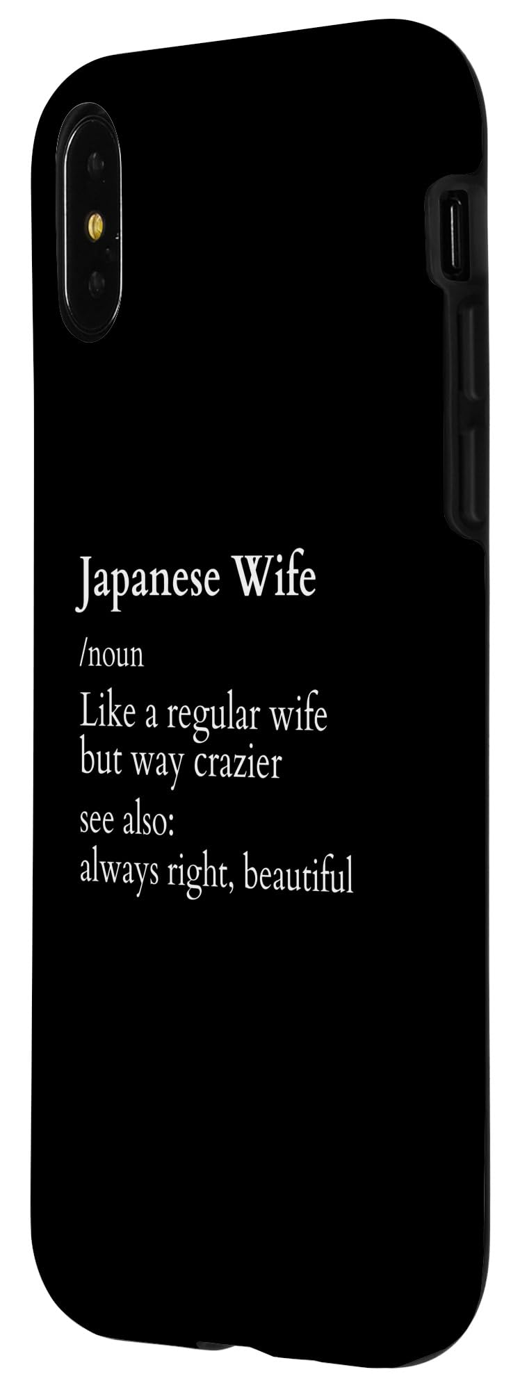 iPhone X/XS Japanese Wife Funny Definition For Women Case - Image 2