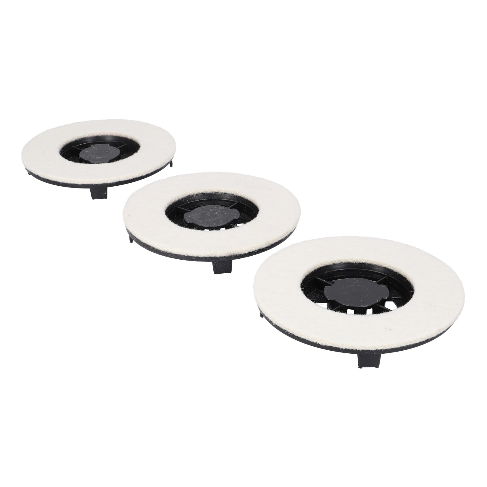 LUTH Premium Profi Parts Juego de discos pulidores compatibles con Hoover Z9 09026163 para máquina de taladrar, 3 unidades