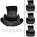 Large Digital Camera / Video Padded Carrying Bag / Case for Nikon, Sony, Pentax, Olympus Panasonic, Samsung, and Canon DSLR Cameras + eCostConnection Microfiber Cloth