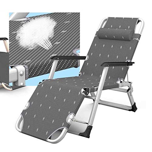Chaise Inclinable Relaxer en Textilène Solution Pliante Spécial Dos