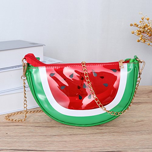 LuOEM – Bolsas a tiracolo transparentes de poliuretano estilo fruta à prova d'água