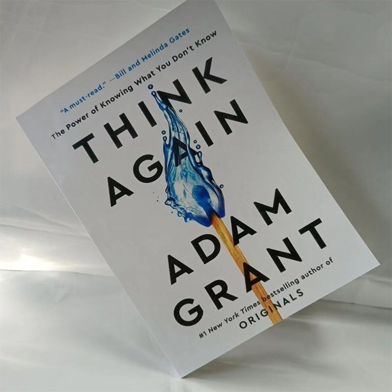 Education Product Think Again By Adam Grant The Power of Knowing What You Don't Know #1 Book in English