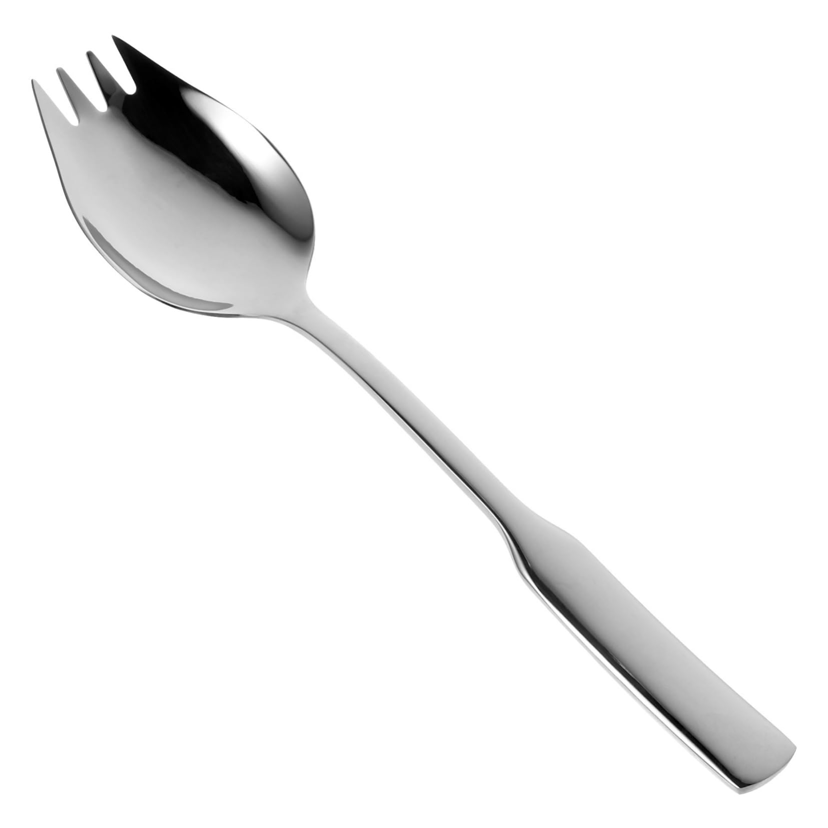 STOBAZA Stainless Steel Sporks Forks Spoons for Salad Desserts More Chic Design for Everyday Use Parties Weddings Formal Occasions