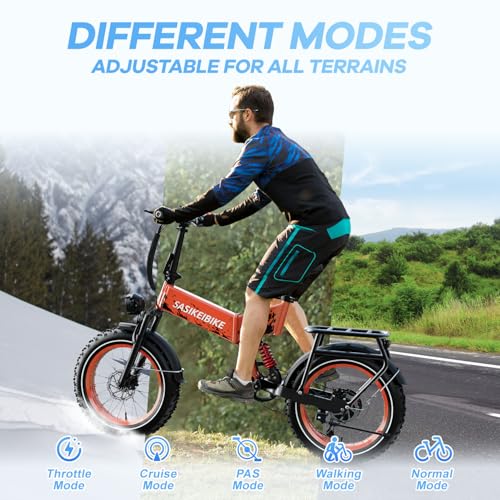 Image of vefreedom 1500W Folding Electric Bike for Adults, 52V 20AH Large Removable Battery E Bike,70 Miles Max Range, 20 inch x4.0 Fat Tire Ebike, Dual Suspension Commute Electric Mountain Bicycle