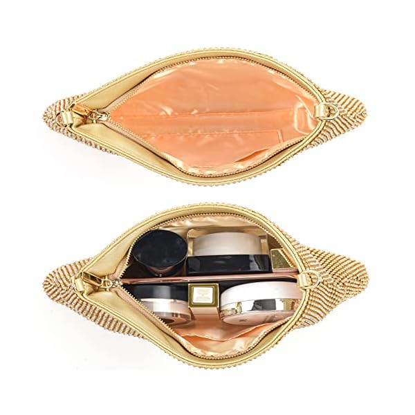 Valleycomfy Bling Evening Clutch Bag for Women Lady Girl Bride Rhinestone Purse For Prom Cocktail Party Wedding Engagement - Image 5