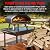 Mini Pizza Oven Wood, 6?Inch Firewood Logs, Cherry Hardwood Splits for Portable Wood-Fired Pizza Ovens, USA Made, Sustainably Milled, Approximately 12-14 lbs