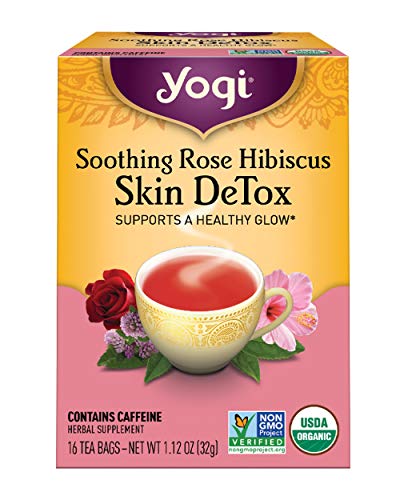 Yogi Tea, Soothing Rose Hibiscus - Skin DeTox, 16 Count - //coolthings.us