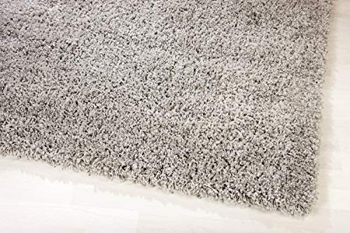 Preisvergleich Produktbild Tara Shaggy Teppich (Grau, 120x170cm)