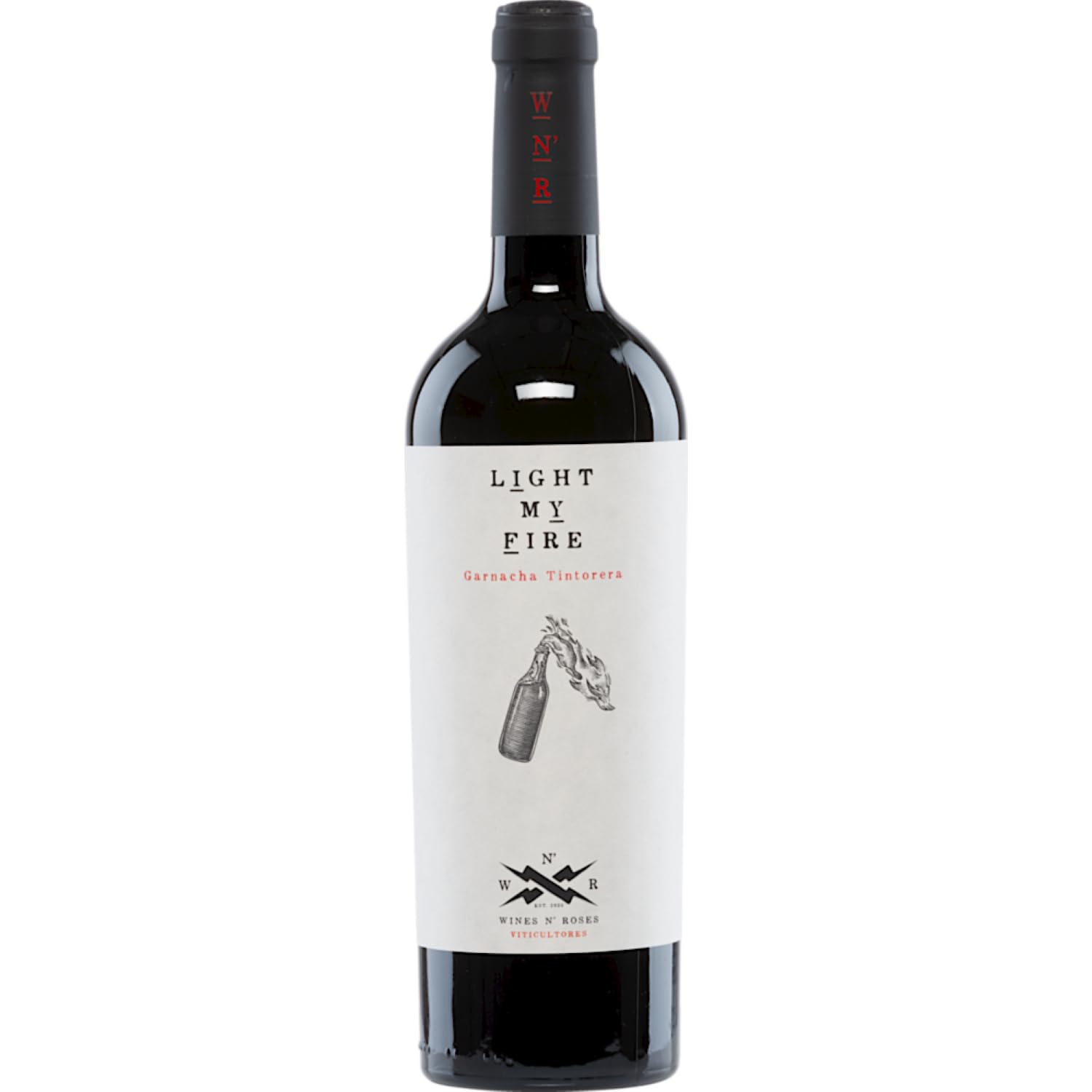 Wines N' Roses Viticultores Light My Fire Tinto Rotwein Rot Halbtrocken VEGAN Spanien inkl. FeinWert E-Book (6 x 0.75 l)