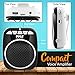 Pyle Compact Voice Amplifier - Portable Waistband PA Speaker with Headset Microphone, Rechargeable Battery, MP3/USB/SD Readers (PWMA55)