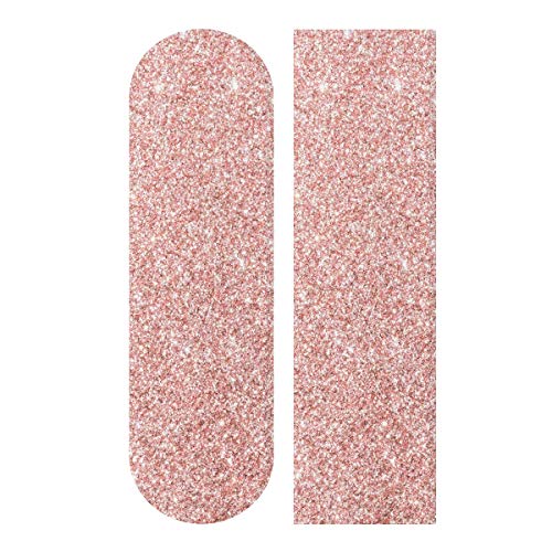 senya Skateboard Grip Tape Longboards Griptape Rose Gold Pink Red Glitter Sandpaper