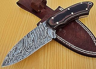 Poshland BC-166 Handmade Damascus Steel Knife. Classic Piece Of ART