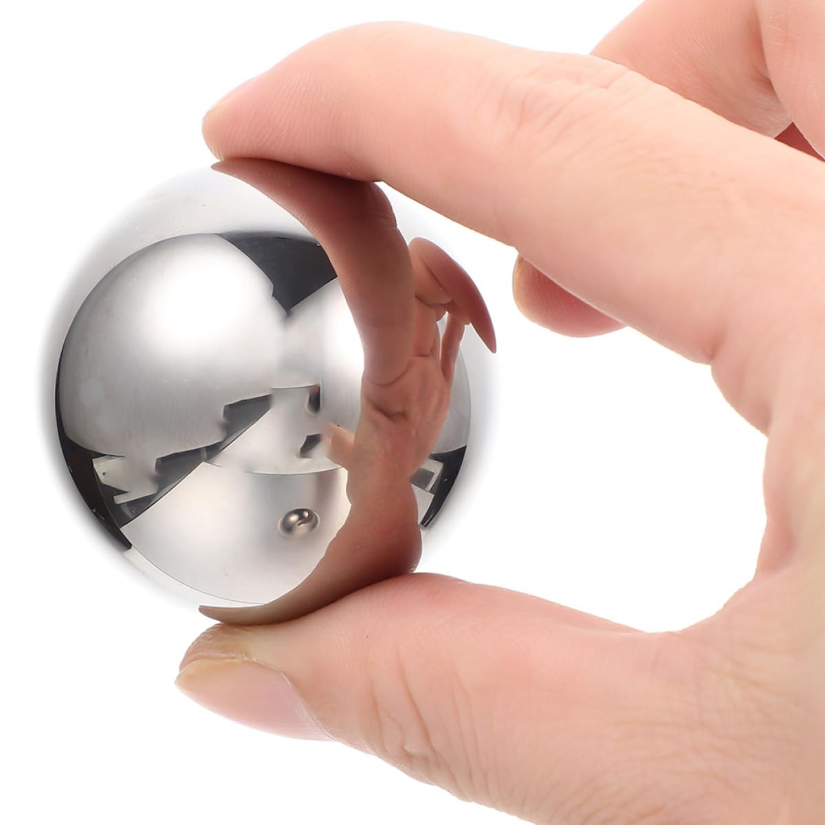 Edelstahl Baoding Bälle 52mm 2 Paare Handmassagebälle für Handgymnastik und Stressabbau Kompaktes Trainingsgerät für und Alltag