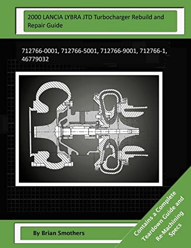 2000 LANCIA LYBRA JTD Turbocharger Rebuild and Repair Guide: 712766-0001, 712766-5001, 712766-9001, 712766-1, 46779032