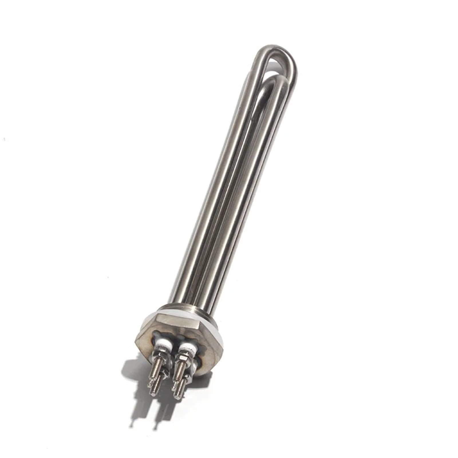 12 V 24 36 48 Wasser-Tauchsieder G1 1/4 Zoll DN25 1 Gewinde Induktionsheizrohr 304SUS 300 W-1,5 kW Stück(Without accessories,48V_1200W 200MML 304SS)