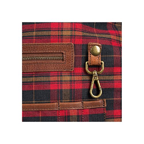 Will Leather Goods Men's Traveler Duffel Bag - Brown/Black