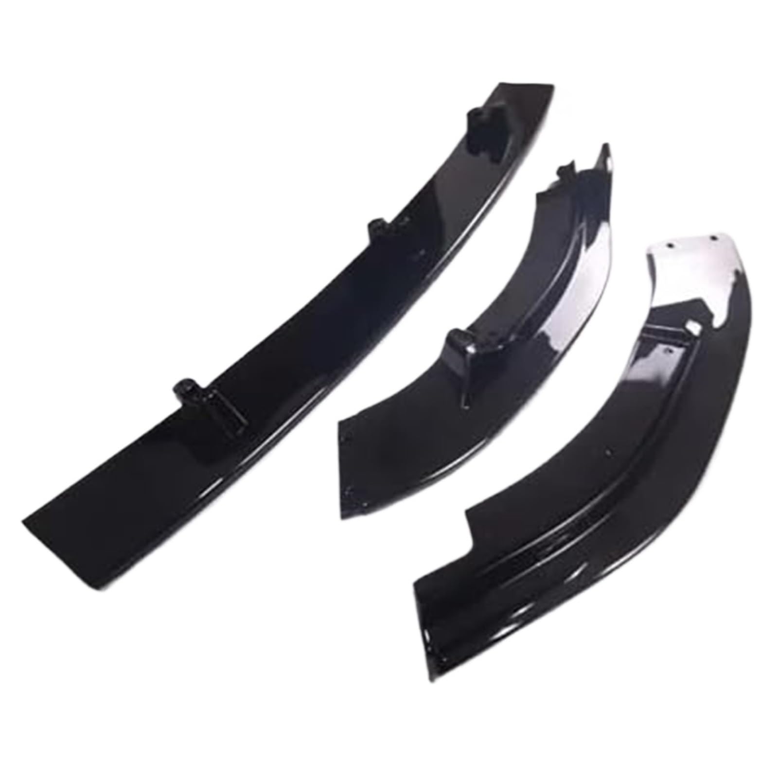Splitter 3PCS, do VW, do Golfa, MK6, do GTI, do GTD 2009-2013 Przedni zderzak samochodowy Spoiler Splitter Przedni zderzak Lip Spoiler podbródka Bodykits Lip Splitter Dyfuzor rozdzielacza samo