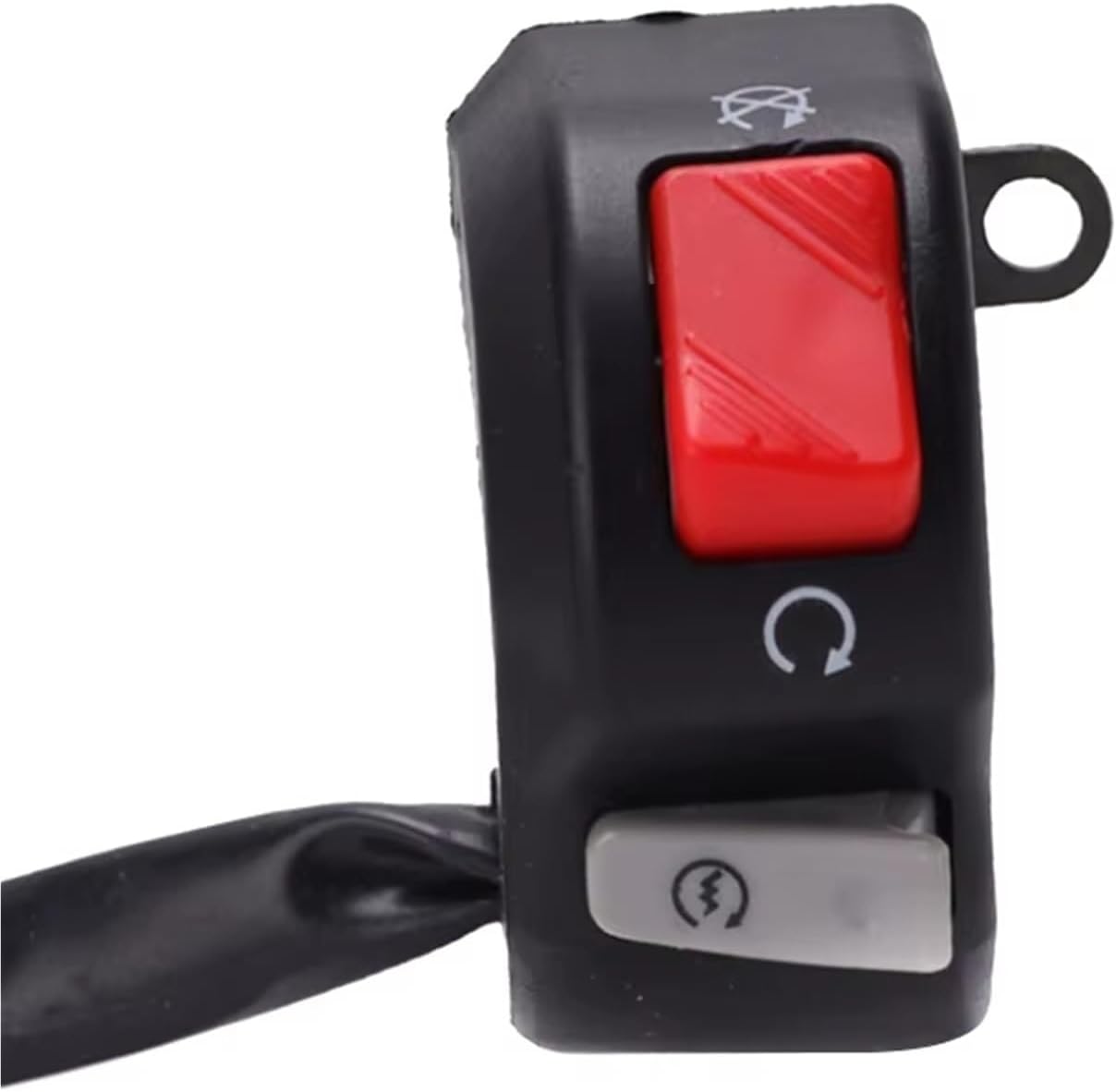 7/8 インチユニバーサルバイクバイクハンドルバーグリップホーンスイッチコントロール赤いボタン : STKショップ - 通販 -  Yahoo!ショッピング オートバイスイッチ オートバイキラーストップスイッチ ユニバーサル 7/8インチ ハンドルバー フォグ ヘッドライト ホーン スター