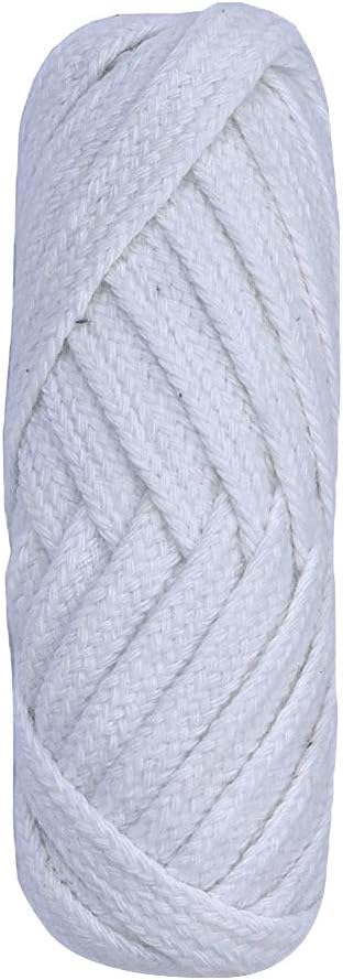 Bobbiny | Nada Flat Dori Strings (25 Meters) 100% Pure Cotton Strings for Ethnic Indian Dresses, Pajama, Lehenga, Saree,Petticoat, salwars, Patiala, chudidars (White)