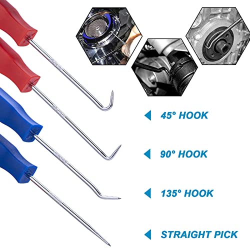 495 Pcs Sae Metric & Inch O Ring Kit With 4 Pcs O Ring Pick & Installation Remover Tools, Car Air Conditioning A/C Rubber O-Ring Gasket Assortment Set (Green) #TOP1