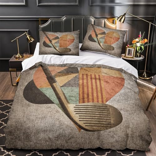 Housse de couette club de golf imprimée 3D microfibre pour enfant - 2