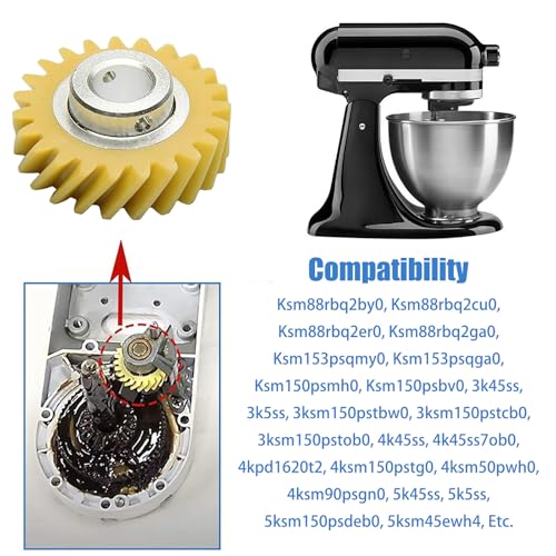 (2 Pack) Gear Reemplazo para Licuadoras Compatible Whirlpool KitchenAid miniatura 6