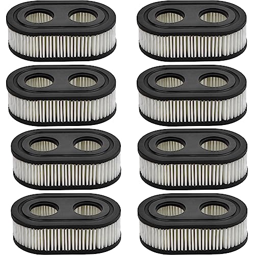 593260 Air Filter，Lawn Mower Air Cleaner Replacement Filters Cartridge for 4247 5432 5432k 09P00 09P702 550E 500EX 550EX 625 575EX Mower Series Engine Accessories (8PCS)