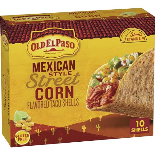 Old El Paso Stand 'N Stuff Taco Shells, Mexican Style Street Corn, 10ct