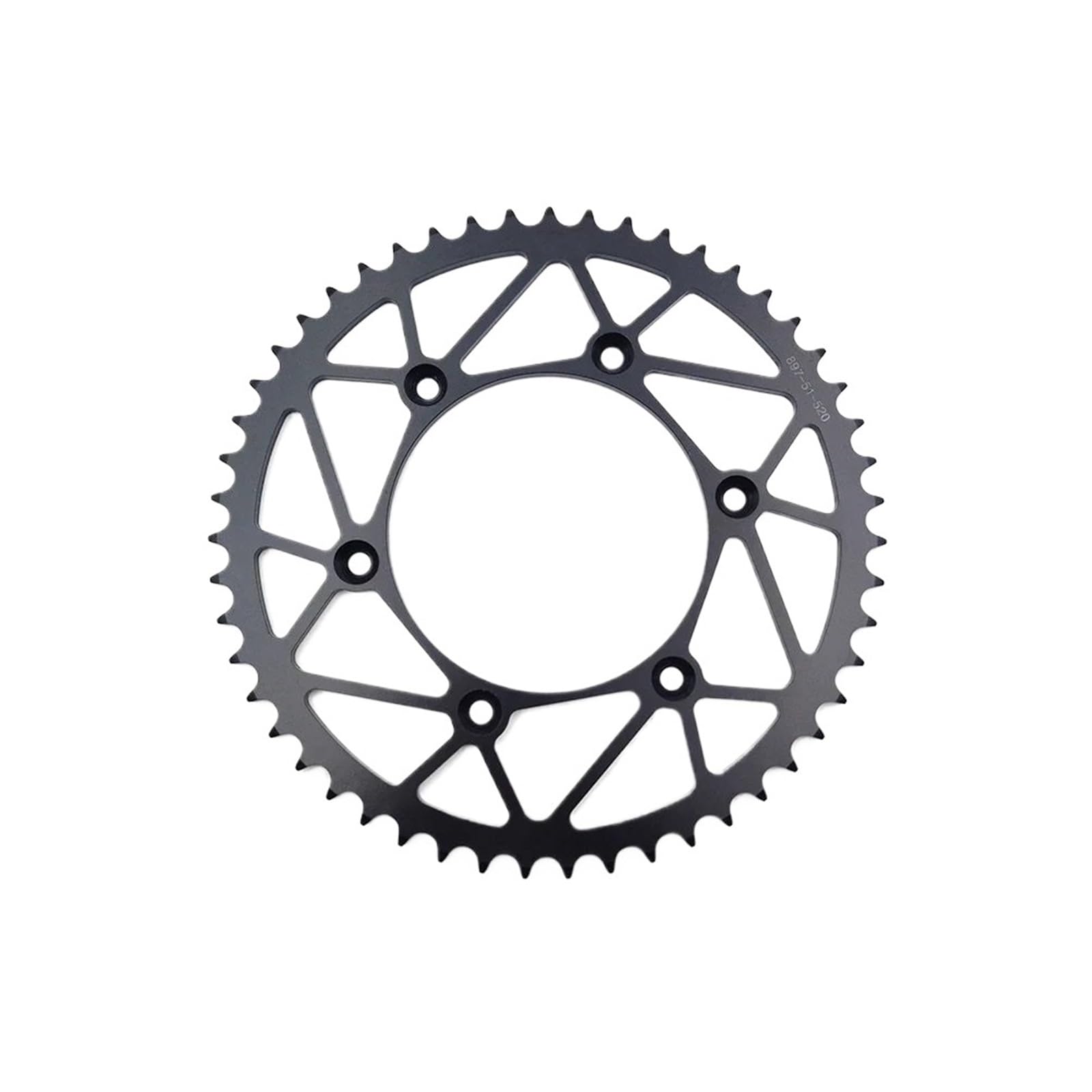 EJUOYO Chain Sprocket Fit For SXF EXC XCW TC TE Motorcycle Rear Sprocket 520 Chain 50T 51T 52T(51T-A4)