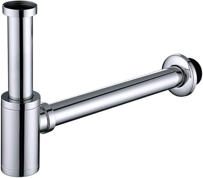 Homelody Chrome Sink Traps Universal Water Seal Bottle Trap for